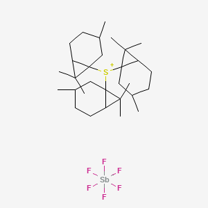 molecular formula C30H51F6SSb B15124374 Triarylsulfonium hexafluoroantimonate salts mixed 