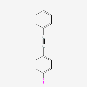 molecular formula C14H9I B15124408 1-Iodo-4-(phenylethynyl)benzene CAS No. 1849-28-1