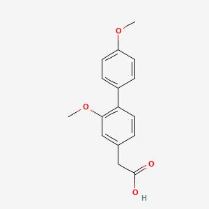 molecular formula C16H16O4 B15124428 2,4'-Dimethoxy-biphenyl-4-acetic acid 