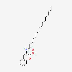 molecular formula C25H41NO3 B15124434 Phenylalanine, N-(1-oxohexadecyl)- 