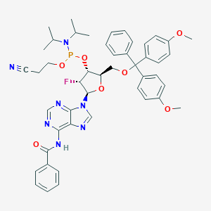 molecular formula C47H51FN7O7P B151245 Dmt-2'fluoro-da(bz) amidite CAS No. 136834-22-5