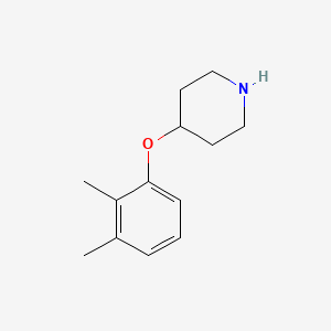 molecular formula C13H19NO B15124578 4-(2,3-Dimethylphenoxy)piperidine 