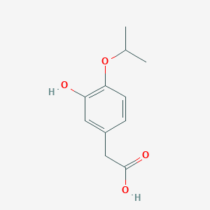 molecular formula C11H14O4 B15124623 3-Hydroxy-4-isopropoxyphenylacetic Acid 