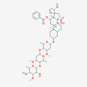 molecular formula C49H76O17 B151247 Marsdekoiside B CAS No. 139953-35-8