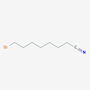 molecular formula C8H14BrN B15124823 8-Bromooctanenitrile CAS No. 54863-44-4