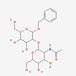 molecular formula C21H31NO11 B15124867 Phenylmethyl 2-O-[2-(Acetylamino)-2-deoxy-D-glucopyranosyl]-alpha-D-mannopyranoside 