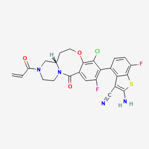 molecular formula C25H19ClF2N4O3S B15124919 Olomorasib CAS No. 2771246-13-8