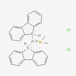 molecular formula C28H24Cl2SiZr B15125027 CID 91866904 