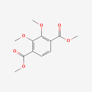 molecular formula C12H14O6 B15125068 Dimethyl 2,3-dimethoxyterephthalate CAS No. 7168-94-7