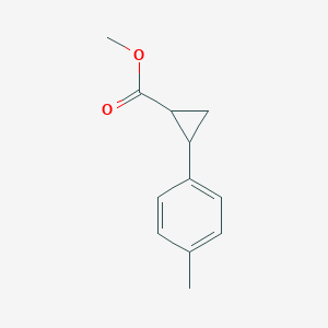 molecular formula C12H14O2 B15125096 Methyltrans-2-(p-Tolyl)cyclopropanecarboxylate 