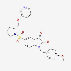 molecular formula C26H25N3O6S B15125102 Nsci 