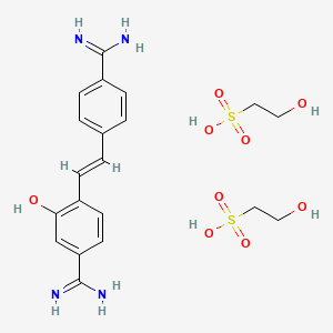 molecular formula C20H28N4O9S2 B15125131 2-Hydroxystilbamidine diisethionate 