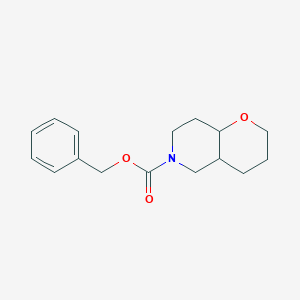 molecular formula C16H21NO3 B15125218 6-Cbz-octahydro-2H-pyrano[3,2-c]pyridine 