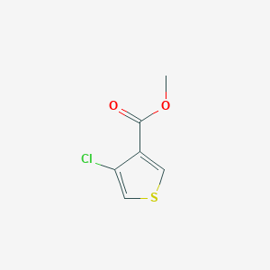 molecular formula C6H5ClO2S B15125227 Methyl 4-chlorothiophene-3-carboxylate 