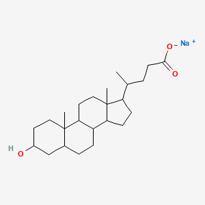 molecular formula C24H39NaO3 B15125336 Sodiumlithocholate 