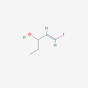 molecular formula C5H9IO B15125424 (1E,3R)-1-Iodo-1-penten-3-ol 