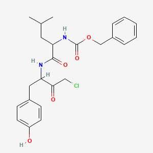 molecular formula C24H29ClN2O5 B15125496 Cbz-DL-Leu-DL-Tyr-CH2Cl 