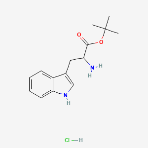 molecular formula C15H21ClN2O2 B15125532 D-Tryptophan1,1-DimethylethylEsterHydrochloride 