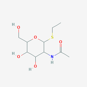 molecular formula C10H19NO5S B15125537 Ethyl 2-acetamido-2-deoxy-b-D-thioglucopyranoside 