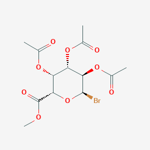 molecular formula C13H17BrO9 B151256 Acetobromo-alpha-D-glucuronic acid methyl ester CAS No. 21085-72-3
