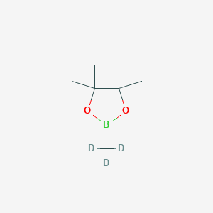 molecular formula C7H15BO2 B15125652 Methylboronic acid pinacol ester-d3 