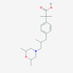 molecular formula C20H31NO3 B15125719 Fenpropimorph carboxylic acid 