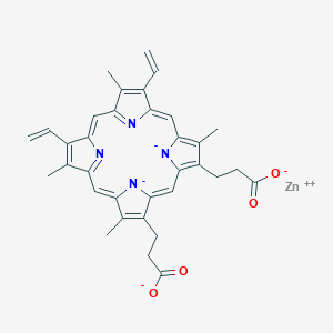 molecular formula C34H30N4O4Zn-2 B151258 Protoporphyrin IX containing ZN CAS No. 15442-64-5