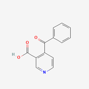 molecular formula C13H9NO3 B15125850 4-Benzoylpyridine-3-carboxylic acid CAS No. 74975-25-0