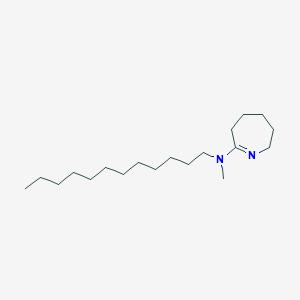 molecular formula C19H38N2 B15125915 n-Dodecyl-n-methyl-3,4,5,6-tetrahydro-2h-azepin-7-amine CAS No. 27800-11-9