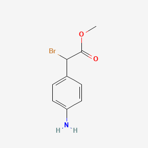 Methyl 2-(4-aminophenyl)-2-bromoacetate