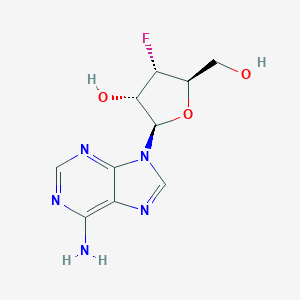 molecular formula C10H12FN5O3 B151260 3'-Fluoro-3'-deoxyadenosine CAS No. 75059-22-2