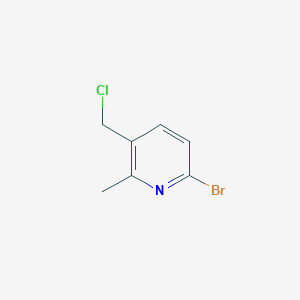 6-Bromo-3-(chloromethyl)-2-methylpyridine