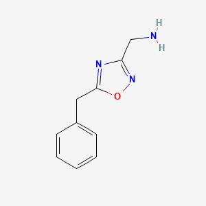 1-(5-Benzyl-1,2,4-oxadiazol-3-YL)methanamine