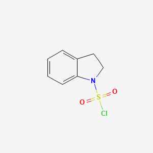 molecular formula C8H8ClNO2S B15126125 Indoline-1-sulfonyl chloride 