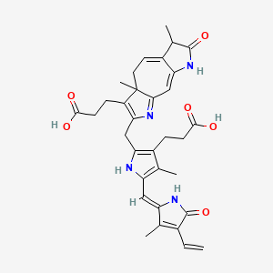 molecular formula C33H36N4O6 B15126135 Lumirubin CAS No. 110617-57-7