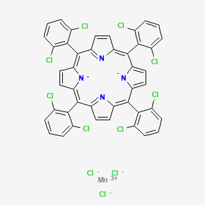 molecular formula C44H20Cl11MnN4-2 B15126169 ManganeseTetrakis(2,6-dichlorophenyl)porphyrinChloride 