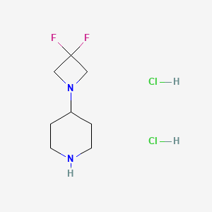 B1512617 4-(3,3-Difluoroazetidin-1-yl)piperidine dihydrochloride CAS No. 1373503-66-2