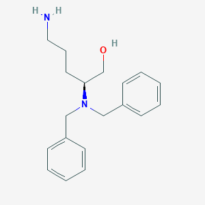 (S)-5-Amino-2-(dibenzylamino)pentan-1-ol