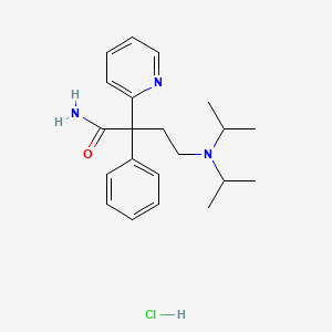 molecular formula C21H30ClN3O B15126299 Disopyramide hydrochloride CAS No. 54687-36-4
