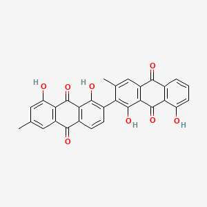 molecular formula C30H18O8 B15126400 Microcarpin CAS No. 51475-01-5