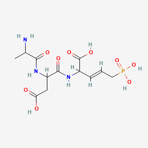 molecular formula C12H20N3O9P B15126651 Plumbemycin A CAS No. 62896-18-8