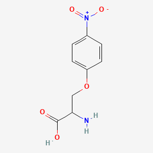 molecular formula C9H10N2O5 B15126950 O-(4-Nitrophenyl)-L-serine 