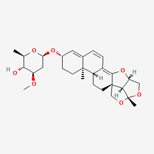 molecular formula C28H38O7 B1512708 Stauntosaponin A 