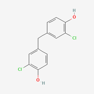 molecular formula C13H10Cl2O2 B15127317 4,4'-Methylenebis[2-chlorophenol] CAS No. 2787-77-1