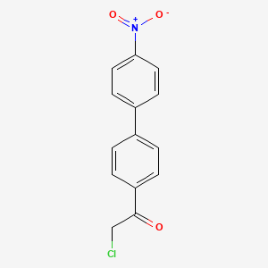 2-Chloro-1-(4'-nitro-[1,1'-biphenyl]-4-yl)ethanone
