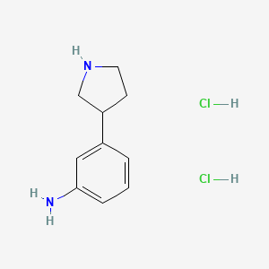 3-(Pyrrolidin-3-yl)aniline dihydrochloride