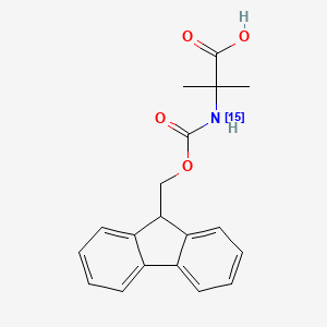 2-(9H-Fluoren-9-ylmethoxycarbonyl(15N)amino)-2-methylpropanoic acid