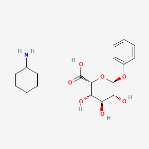Phenyl alpha-L-iduronide cyclohexylammonium salt