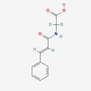molecular formula C11H11NO3 B15127896 Cinnamoylglycine-d2 