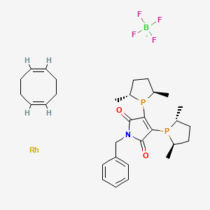 2,3-Bis[(2R,5R)-2,5-dimethylphospholano]-N-benzylmaleimide(1,5-cyclooctadiene)rhodium(I) tetrafluoroborate